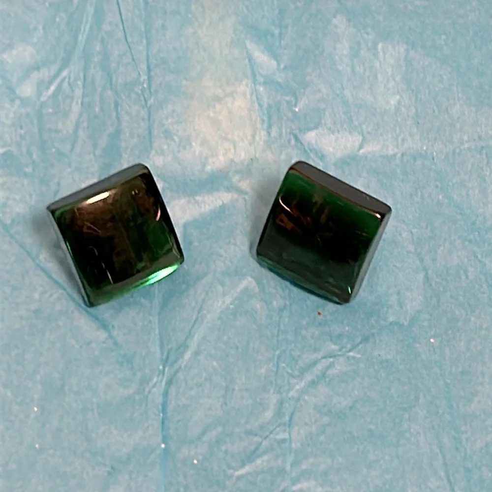 🔥🔥Green square earrings